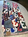 Number collage jeans