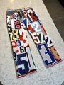 Number collage jeans