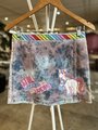 Landing unicorn altered denim skirt