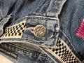 Garbage pants custom Upcycled patchwork jeans
