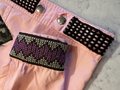 Cat Jean jacket pink and black 