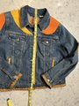 Freaking sunshine collage patchwork Jean jacket