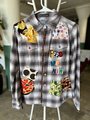 Feed me upcycled patchwork flannel Carhartt 
