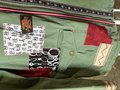 Attack on Titan Captain Levi upcycled patchwork collage jacket