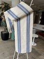 Vintage sugar bags table runner
