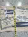 Vintage sugar bags table runner