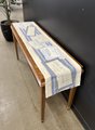 Vintage sugar bags table runner
