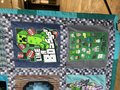 Minecraft tshirt blanket