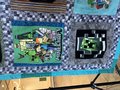 Minecraft tshirt blanket
