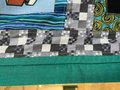 Minecraft tshirt blanket