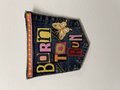 Born to run art collage patch
