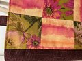 Pink and green scrap market bag