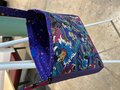 Space cat tshirt crossbody bag