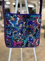 Space cat tshirt crossbody bag