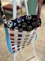 Peace Tshirt crossbody bag