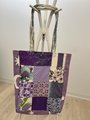 Grape purple scrap market bag