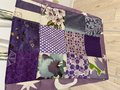 Grape purple scrap market bag