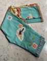 Positive vibes art collage pants 