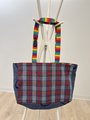 Scotland rainbow tshirt market bag