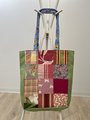 Pink scrap market bag