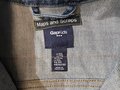 Green birds altered jeans jacket youth XXL