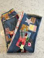 Fast fashion sucks patchwork jeans