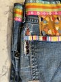 Fast fashion sucks patchwork jeans