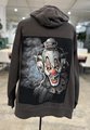 Scary clown tshirt altered hoodie men’s XXL