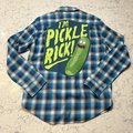 Pickle Rick altered shirt men’s M