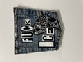 F*ck ICE art collage patch bird
