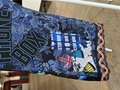 Doctor WHO patchwork collage upcycled jeans