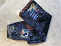 Doctor WHO patchwork collage upcycled jeans