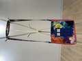 TARDIS tie dye Tshirt crossbody bag pink bursts