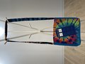TARDIS tie dye tshirt crossbody bag turquoise rainbow