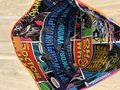 TARDIS tie dye tshirt crossbody bag turquoise rainbow