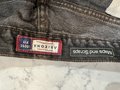 USA travel patchwork collage jeans