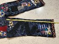 Doctor WHO patchwork collage upcycled jeans
