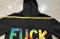 F*ck ice upcycled hoodie