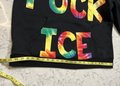 F*ck ice upcycled hoodie