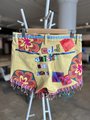 Outside the lines upcycled custom patchwork collage shorts 29” waist