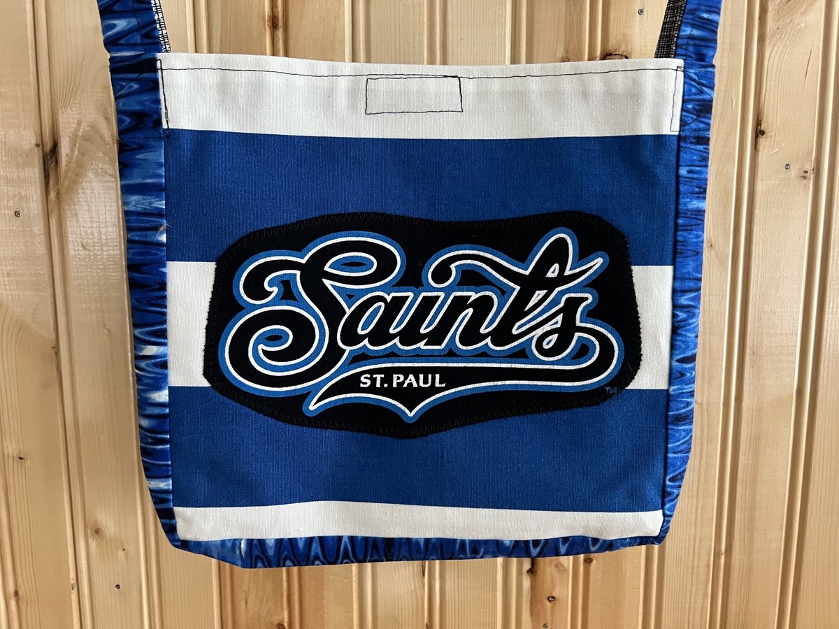 St Paul Saints tshirt crossbody bag 