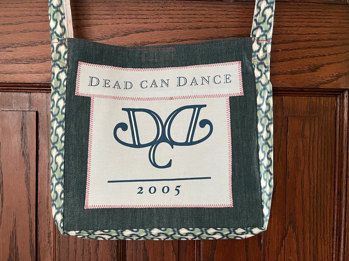 Dead Can Dance band tshirt crossbody bag