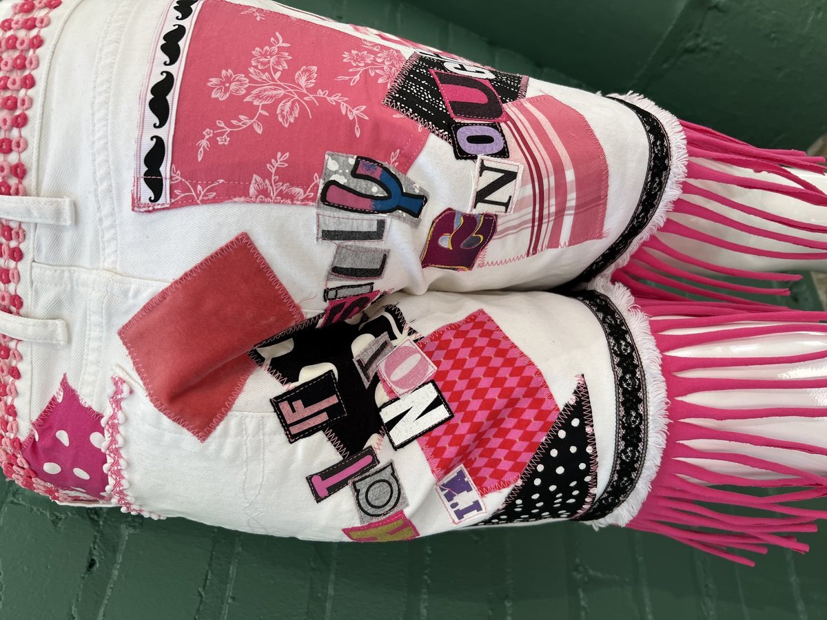 Not silly enough patchwork upcycled shorts