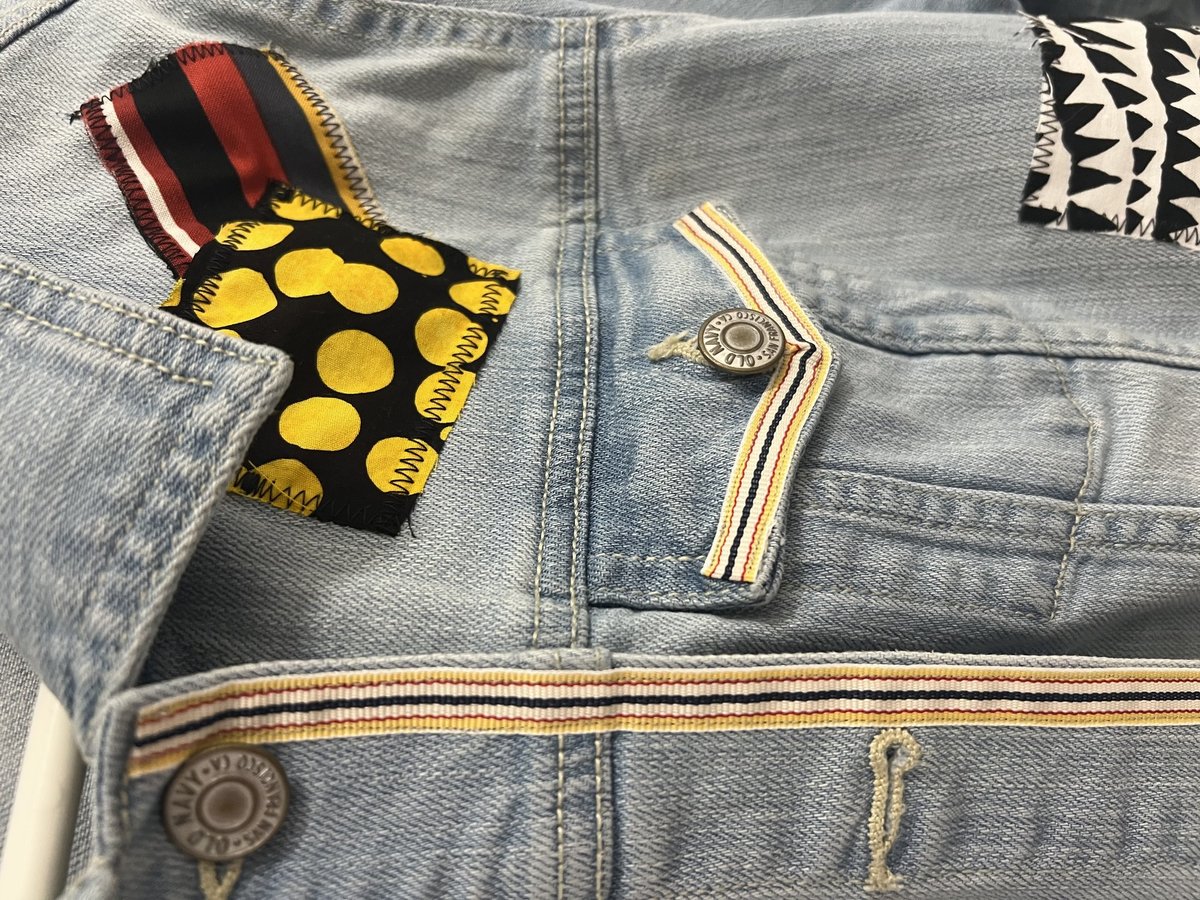 Cat Jean jacket I do what I want women’s XL