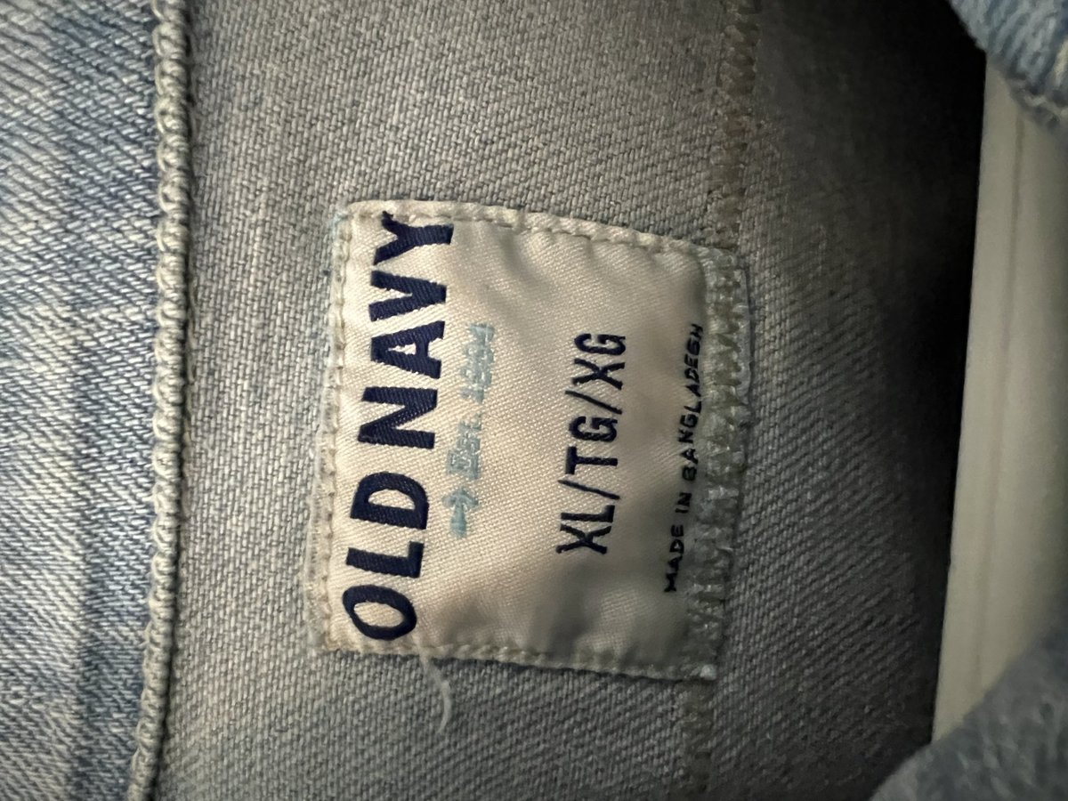 Cat Jean jacket I do what I want women’s XL
