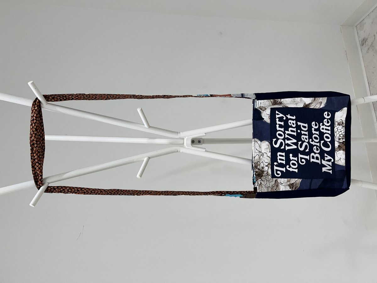 Coffee sorry tshirt crossbody bag 