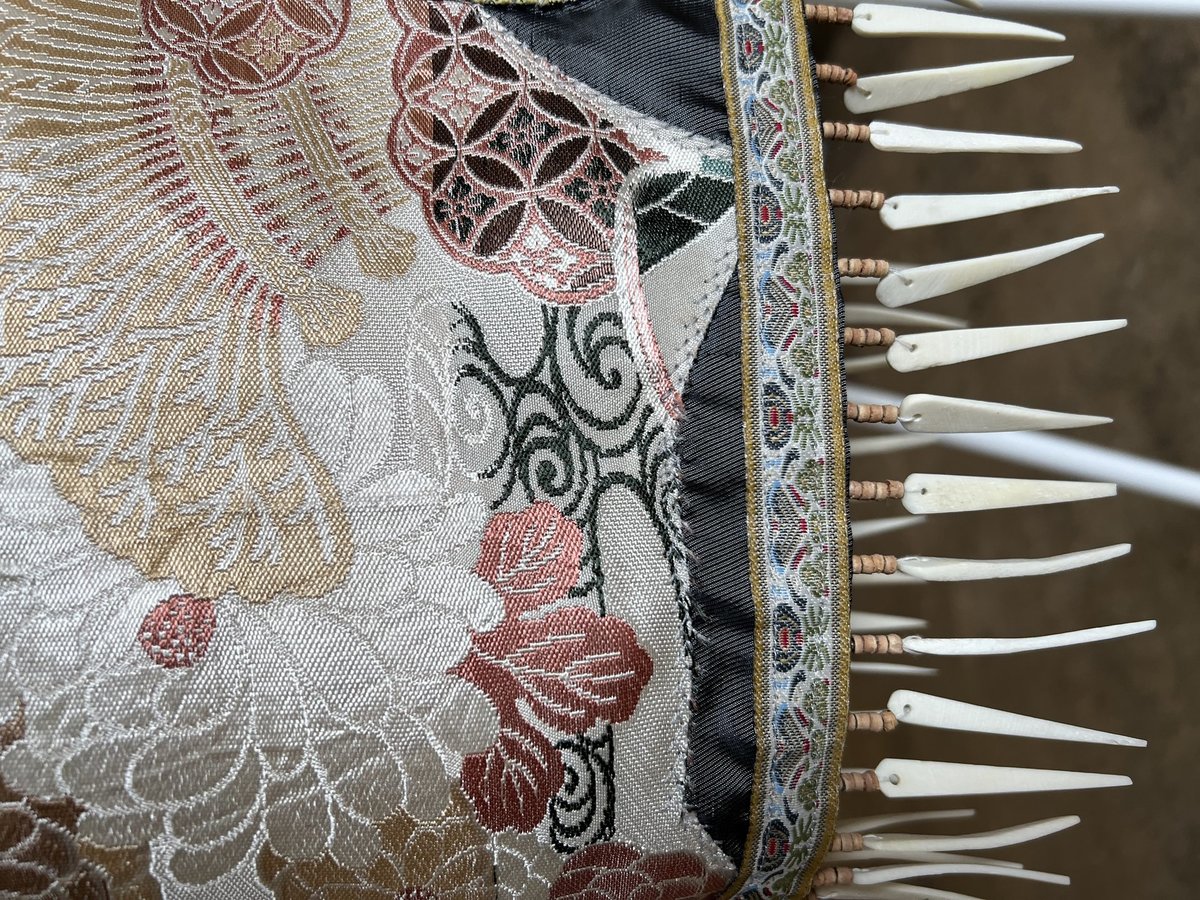 East Asian patchwork upcycled vest