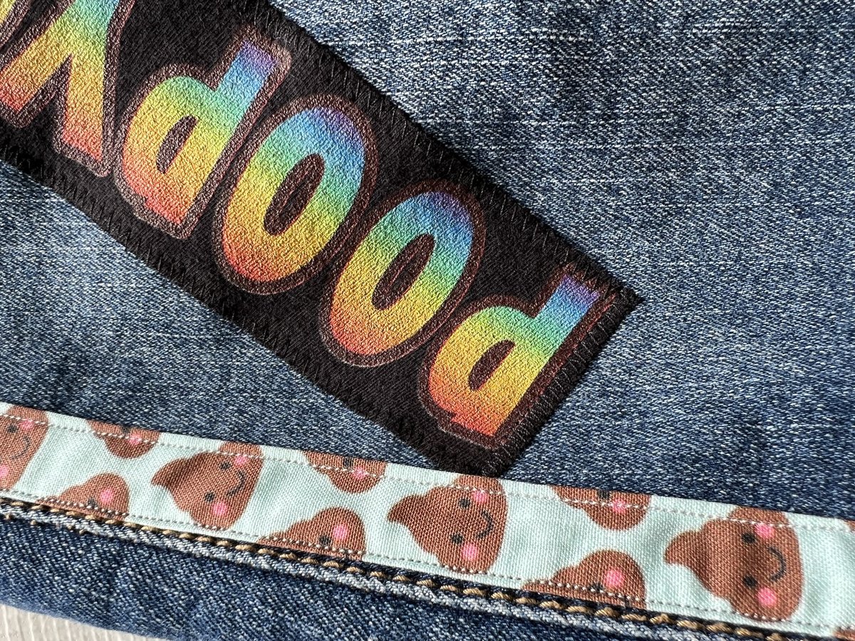 Poopycorn altered collage skirt size zero