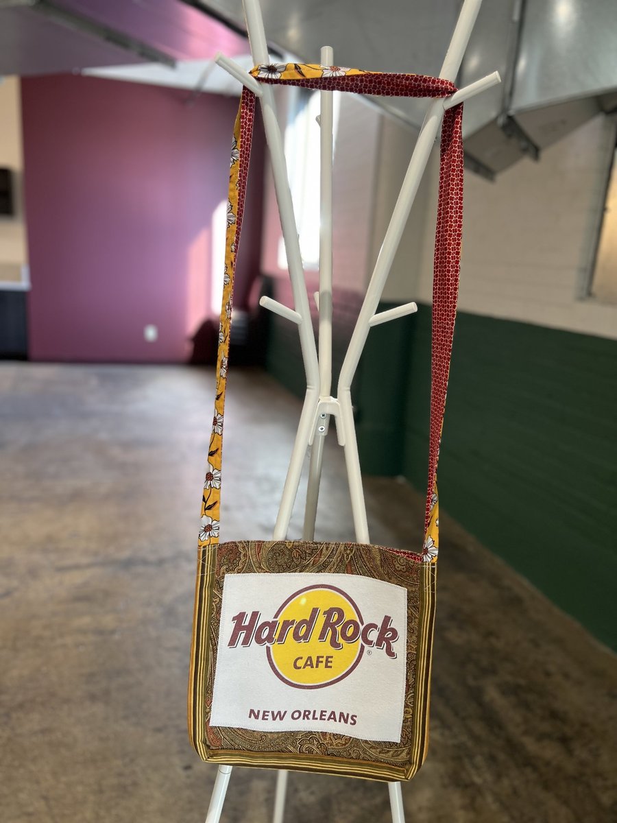 Hard Rock NOLA tshirt crossbody bag