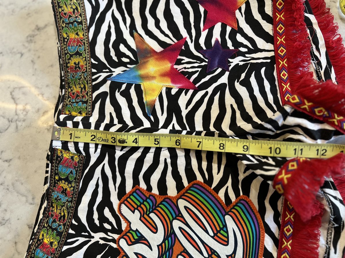 Just Chill patchwork upcycled shorts